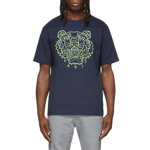 KENZO • Tiger Seasonal Relaxed T-Shirt in Midnight Blue - Picture 2 of 10